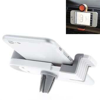 Car Air Vent Mount Holder w/ Rotary Cradle for iPhone, Samsung, HTC, LG, Sony, Width: 52-90mm