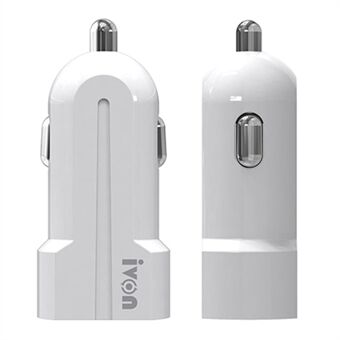 IVON CC13 QC 3.0 Fast Charging Car Charger Cigarette Lighter with LED Indicator Light