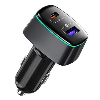 QISYKER for DJI Mavic 3/Mini 2 USB + Type-C Dual Ports Fast Charging 100W PD QC3.0 Car Charger