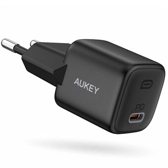 AUKEY PA-B1 20W Fast Charging Type-C Power Adapter PD3.0 QC2.0 Wall Charger, EU Plug