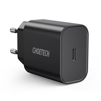 CHOETECH Q5004 20W USB-C PD Charger Adapter Fast Wall Charging Block (No Cable)