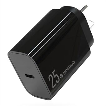 NORTHJO NOPD250601AU PD 25W Type-C Port Fast Charging Adapter Home Travel Wall Charger