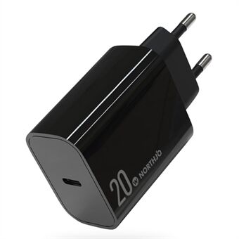 NORTHJO NOPD200601EU PD 20W USB C Single Port Fast Charger Wall Adapter