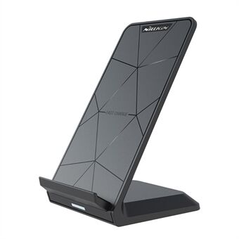 NILLKIN Pro Qi Standard Dobbeltspole Lodret Hurtig Trådløs Stand til iPhone Samsung mm.