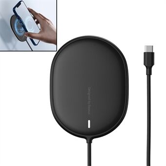 BASEUS CW-HW Light Magnetic Wireless Charger with Type-C Cable for iPhone 12 Series Phones
