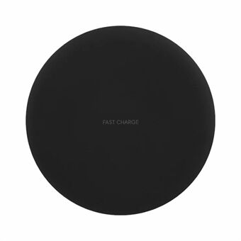 KC-N5 Qi Wireless Phone Charger Cradle Super Slim 10W Fast Charging Pad for Smartphone - Black