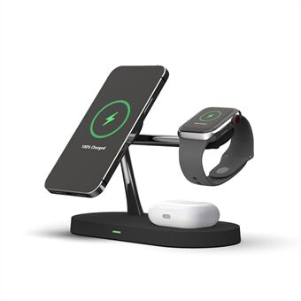 5 in 1 Magnetic Wireless Charger for iPhone 12 Pro Max Apple Watch AirPods Fast Charging Dock Station