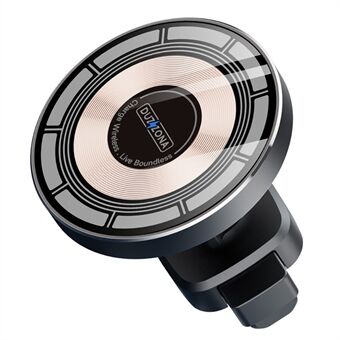 DUZZONA V2 15W magnetisk trådløs biloplader 360 graders rotation gennemsigtig telefonoplader