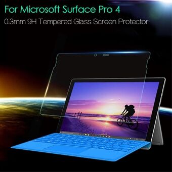 0,3 mm 9H hærdet glas skærmbeskytter til Microsoft Surface Pro 4