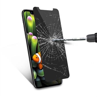 ANGIBABE 0.3mm Anti-spy hærdet glas beskyttelsesfilm til iPhone Xs / X / 10 