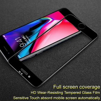 IMAK Pro + Fuld dækning Anti-eksplosion skærmbeskytter til hærdet glas til iPhone 8/7  - sort
