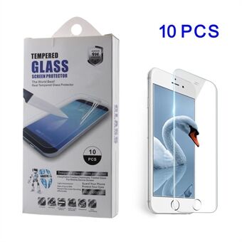10stk / sæt til iPhone 7  0.3mm mobiltelefon skærmbeskyttere i hærdet glas (Arc Edge)