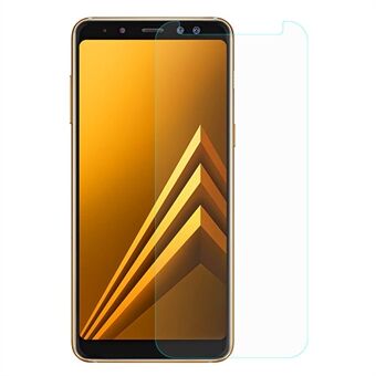 Til Samsung Galaxy A8 (2018) 0,3 mm skærmbeskytter i hærdet glas (Arc Edge)