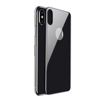 BASEUS 4D Arc Edges Full Glue Tempered Glass Back Protector Guard Film for iPhone XS / X 5.8 inch
