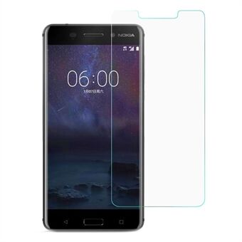 Skærmbeskytter til hærdet glas på mobiltelefon 0,3 mm (Arc Edge) til Nokia 6 (2018)