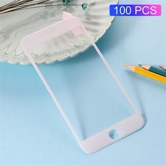100PCS / Lot RURIHAI 3D buet kulfiber hærdet glas skærmbeskyttelsesfilm til iPhone 8/7