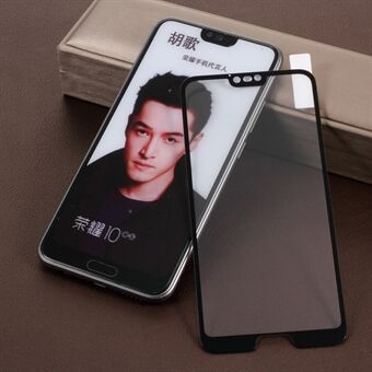 Silketryk skærmbeskytter i fuld størrelse hærdet glas til Huawei Honor 10