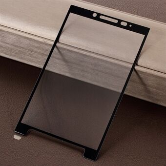 RURIHAI 3D galvaniseret Edge 0,26 mm fuld hærdet glas skærmbeskytter til BlackBerry Key2 - sort