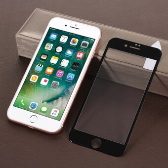 RURIHAI 3D Carbon Fiber HD Clear Crack-resistente kanter i fuld størrelse hærdet glasbeskytter til iPhone 8/7