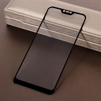 Fuld dækning Silketryk hærdet glas skærmbeskyttelsesfilm til Xiaomi Mi A2 Lite / Redmi 6 Pro