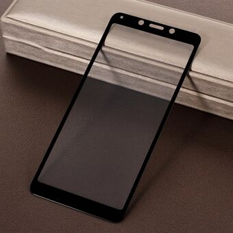 Fuld dækning Silketryk hærdet glas skærmbeskyttelsesfilm til Xiaomi Redmi 6 / Redmi 6A