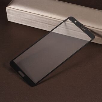 5D buet skærmbeskytter i fuld størrelse hærdet glas til Huawei P Smart / Enjoy 7S - Sort