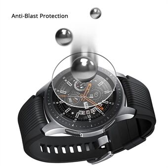 Til Samsung Galaxy Watch 46mm 0,3 mm buekanter hærdet glas skærmbeskytter 9H anti-ridse