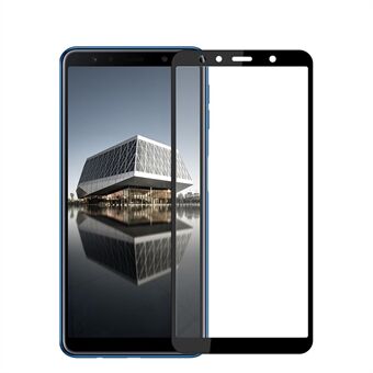 MOFI 2.5D 9H Skærmbeskytter i fuld størrelse hærdet glas til Samsung Galaxy A7 (2018) - Sort