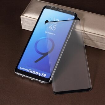 RURIHAI 3D buet hærdet glas skærmbeskyttelsesfilm til Samsung Galaxy S9 SM-G960 (sagvenlig)
