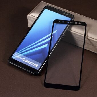 9D Hærdet glas fuldskærmsbeskytter til Samsung Galaxy A8 (2018)