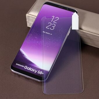 RURIHAI 3D Full Lim UV Liquid [Purple Light] hærdet glas skærmbeskyttelsesfilm til Samsung Galaxy S8 Plus