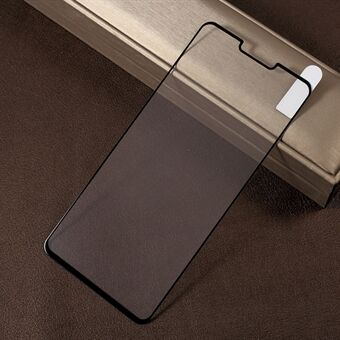 Silketryk i fuld størrelse hærdet glas telefonskærmfilm (fuld lim) til LG V50 ThinQ 5G