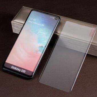 3D fuld dækning UV flydende hærdet glas skærmbeskytter + UV lampe til Samsung Galaxy S10