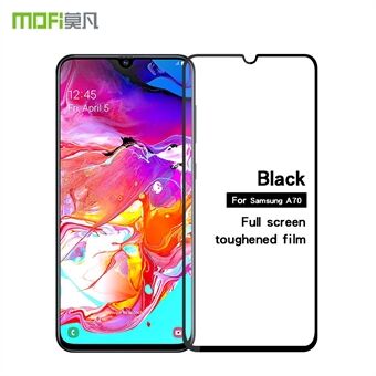 MOFI 9H Anti-blue ray 2.5D Arc Edge Full Covering Tempered Glass Screen Protective Film for Samsung Galaxy A70