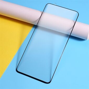 Silketryk hærdet fulddækkende skærmglasbeskytter til OnePlus 7 Pro / 7T Pro
