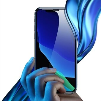 BASEUS til iPhone 11 Pro Max  (2019) / XS Max 0,3 mm Anti-blue-ray fuldskærms buet hærdet glasskærmskærme [2 stk / pakke] - sort