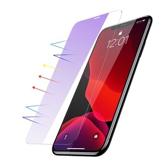 BASEUS 2 PCS 0.15mm Secondary Hardening Full-glass Anti-bluelight Tempered Glass Film+Installation Tool for iPhone 11  (2019) / XR  (2018)