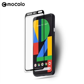 MOCOLO Silk Print HD Full Coverage 9H Tempered Glass Screen Protector for Google Pixel 4
