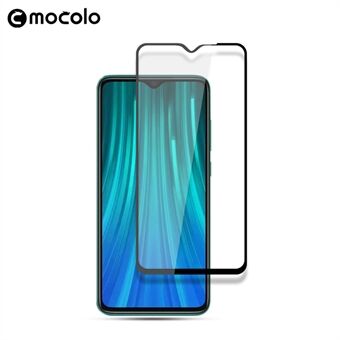 MOCOLO Silk Print Full Tempered Glass Phone Screen Protector for Xiaomi Redmi Note 8T