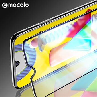 MOCOLO Silk Print HD Tempered Glass Full Glue Full Coverage Screen Film for Samsung Galaxy A20/A30/A50/M30/M30s/A30s/M31/M21