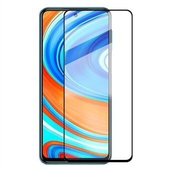 ENKAY HAT PRINCE Full Glue 0.26mm 9H 2.5D Tempered Glass Full Screen Protector Film til Xiaomi Redmi Note 9/Note 9 Pro Max