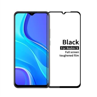 PINWUYO 3D Curved Anti-explosion Tempered Glass Full Screen Protector for Xiaomi Redmi 9