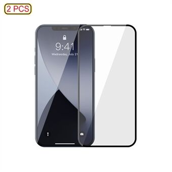 BASEUS 2PCS/Set 0.3mm Curved Full Coverage Tempered Glass Screen Protector Film for iPhone 12 mini