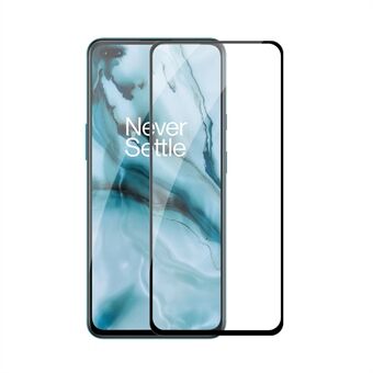 HAT-PRINCE Fuldlim 0,26 mm 9H 2,5D Arc Edge Fuld størrelse hærdet glasskærmfilm til OnePlus Nord
