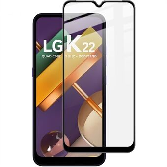 IMAK Complete Covering Tempered Glass Screen Protector Shield for LG K22