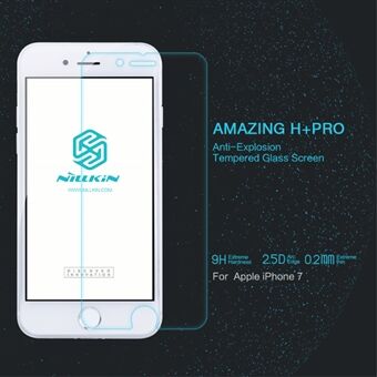 NILLKIN Amazing H + Pro til iPhone 8/7  Hærdet glas skærmbeskytter nanometer