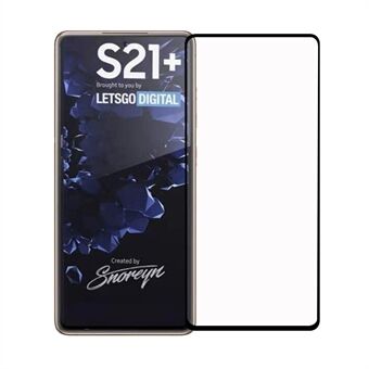 Til Samsung Galaxy S21+ 5G Full Glue Full Cover Hærdet glas skærmbeskytter med sorte kanter