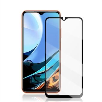 MOCOLO for Xiaomi Redmi 9T/9 Power/Note 9 4G (Qualcomm Snapdragon 662) 3D Curved Complete Covering Point Glue Tempered Glass Full Screen Protector