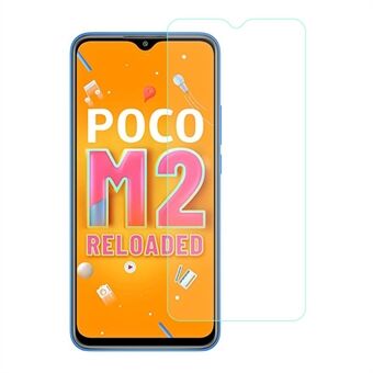 0,3 mm Arc Edge Tempered Glass Screen Film Protector til Xiaomi Poco M2 Reloaded