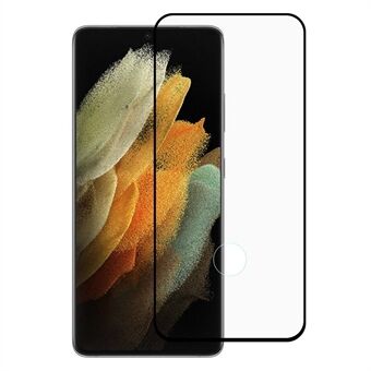 Understøttelse af Fingerprint Unlocking Fuld Lim Fuld Dækning Super Clear 3D Buet hærdet glasfilm til Samsung Galaxy S21 Ultra 5G